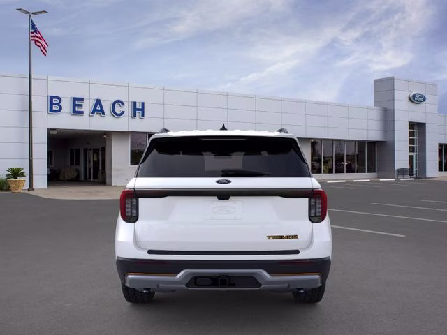 2026 Star White Metallic Tri-Coat Ford Explorer Tremor 4X4 SUV