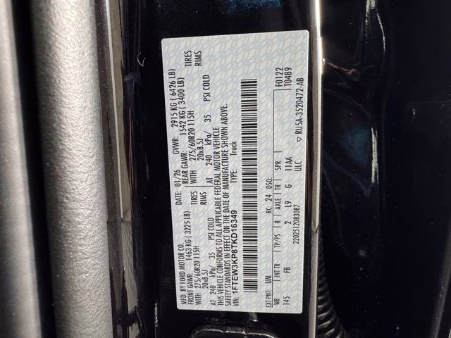 2026 Black Metallic Ford F-150 XLT RWD Truck