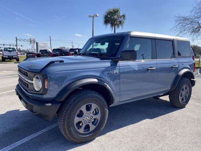 2025 Azure Gray Metallic Tri-Coat Ford Bronco Big Bend 4X4 Convertible