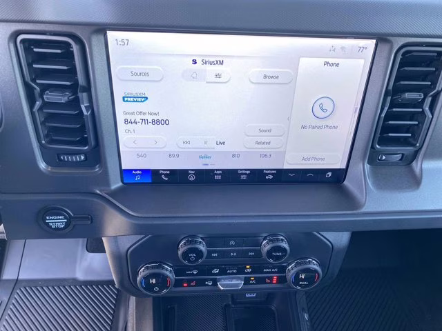 2025 Azure Gray Metallic Tri-Coat Ford Bronco Big Bend 4X4 Convertible