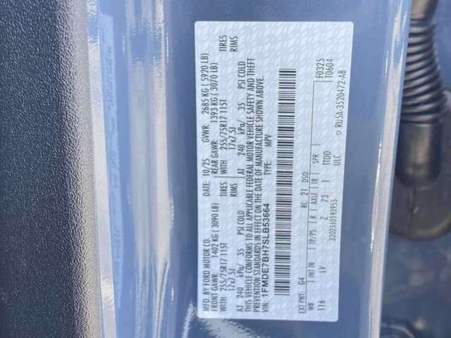 2025 Azure Gray Metallic Tri-Coat Ford Bronco Big Bend 4X4 Convertible