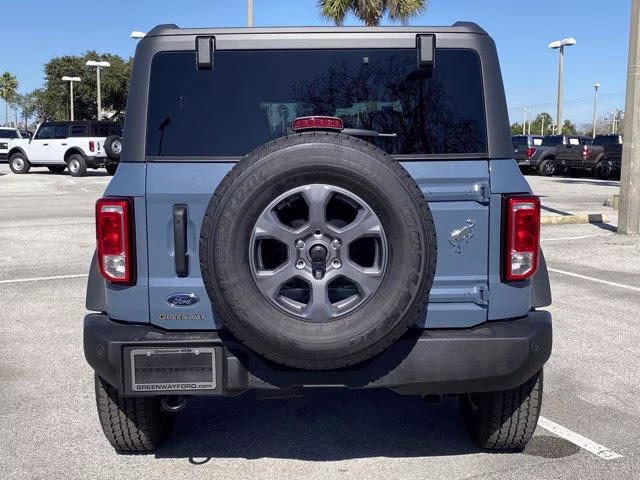 2025 Azure Gray Metallic Tri-Coat Ford Bronco Big Bend 4X4 Convertible