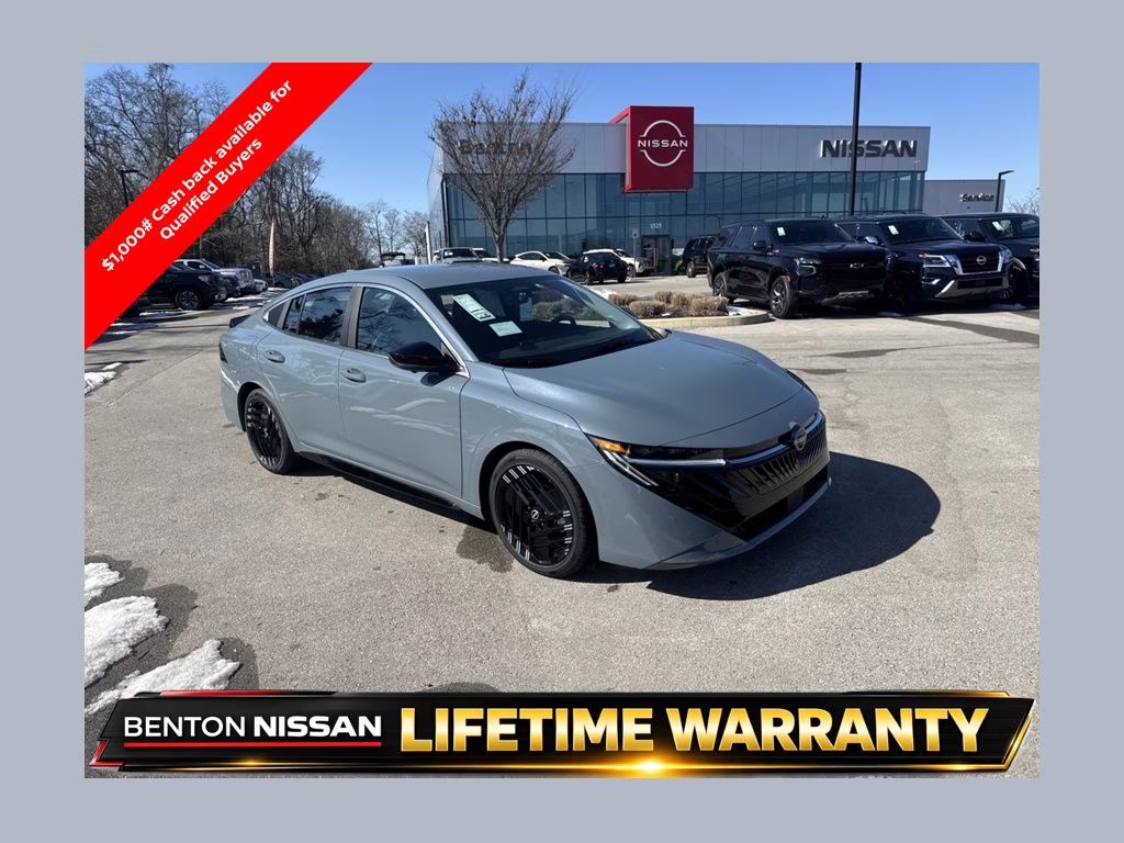 2026 Atlantic Gray Metallic Nissan Sentra SR FWD Sedan