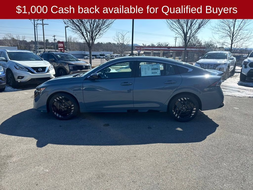 2026 Atlantic Gray Metallic Nissan Sentra SR FWD Sedan