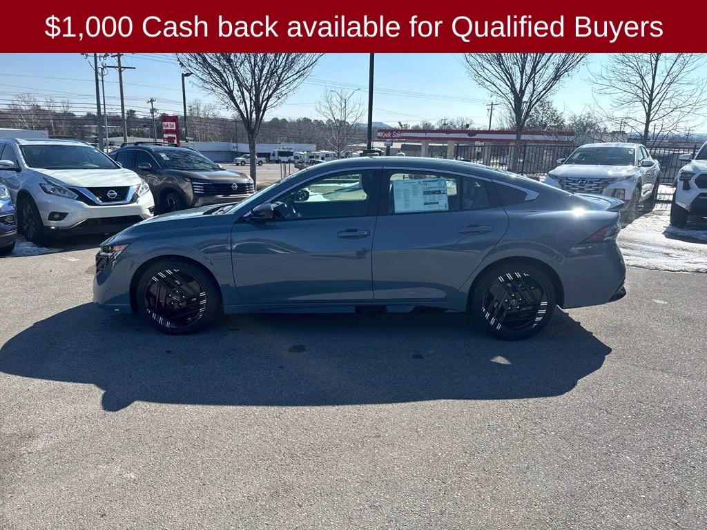 2026 Atlantic Gray Metallic Nissan Sentra SR FWD Sedan