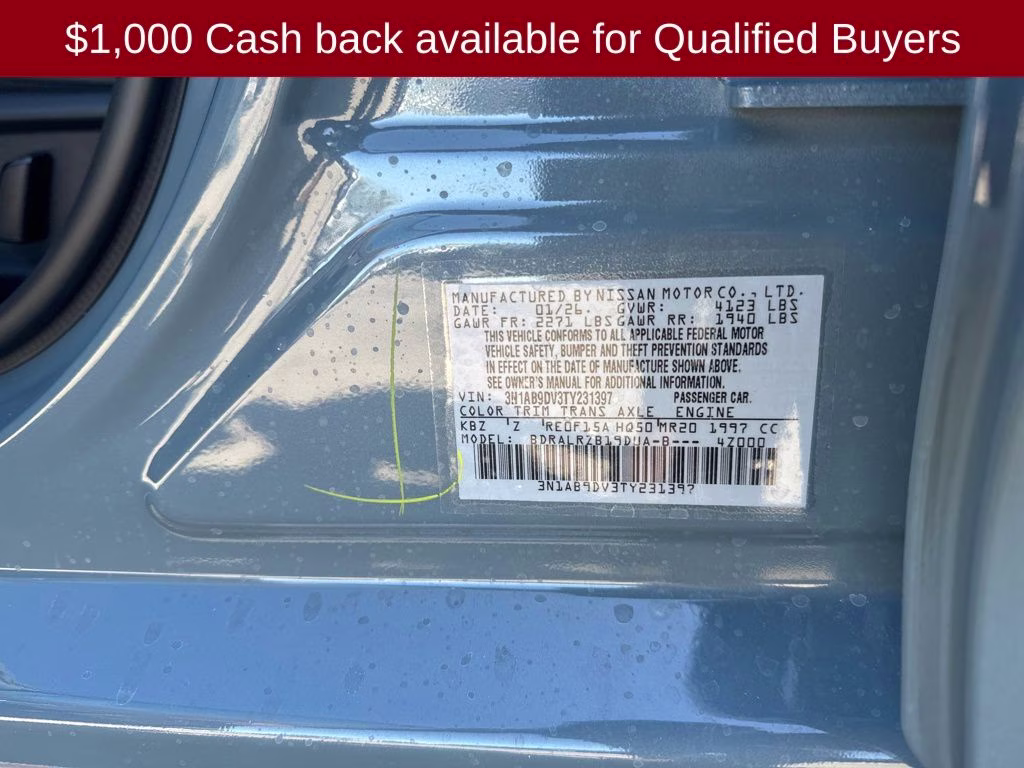 2026 Atlantic Gray Metallic Nissan Sentra SR FWD Sedan