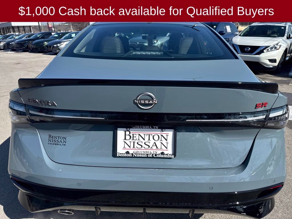 2026 Atlantic Gray Metallic Nissan Sentra SR FWD Sedan