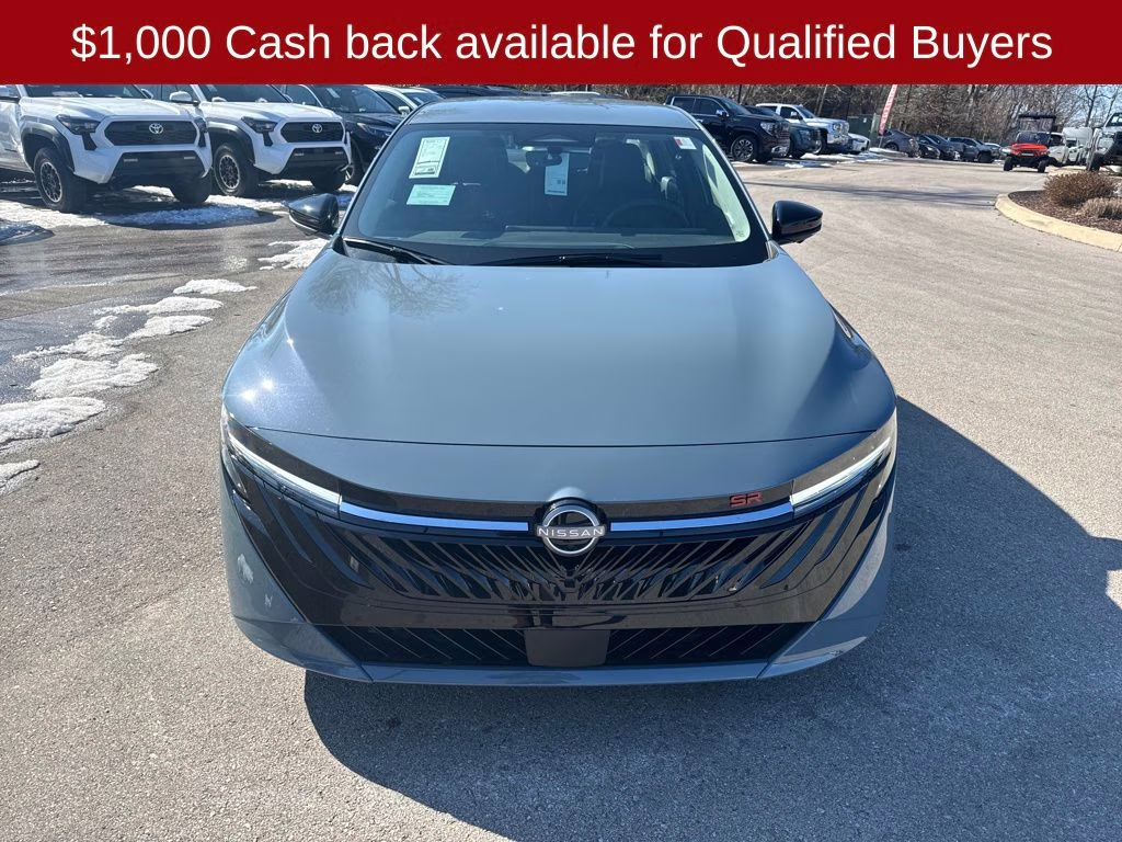 2026 Atlantic Gray Metallic Nissan Sentra SR FWD Sedan