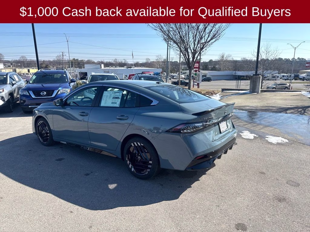 2026 Atlantic Gray Metallic Nissan Sentra SR FWD Sedan