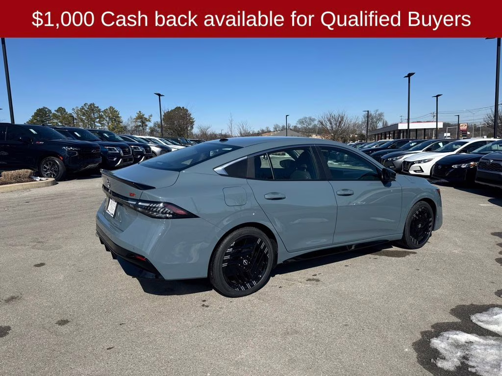 2026 Atlantic Gray Metallic Nissan Sentra SR FWD Sedan