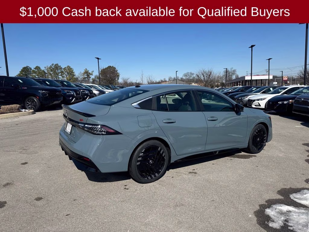 2026 Atlantic Gray Metallic Nissan Sentra SR FWD Sedan