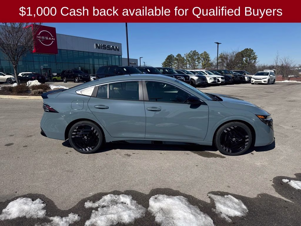 2026 Atlantic Gray Metallic Nissan Sentra SR FWD Sedan