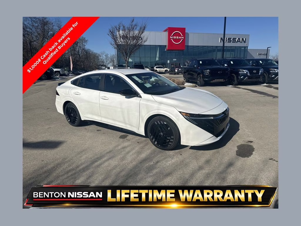 2026 Aspen White Tricoat Nissan Sentra SR FWD Sedan