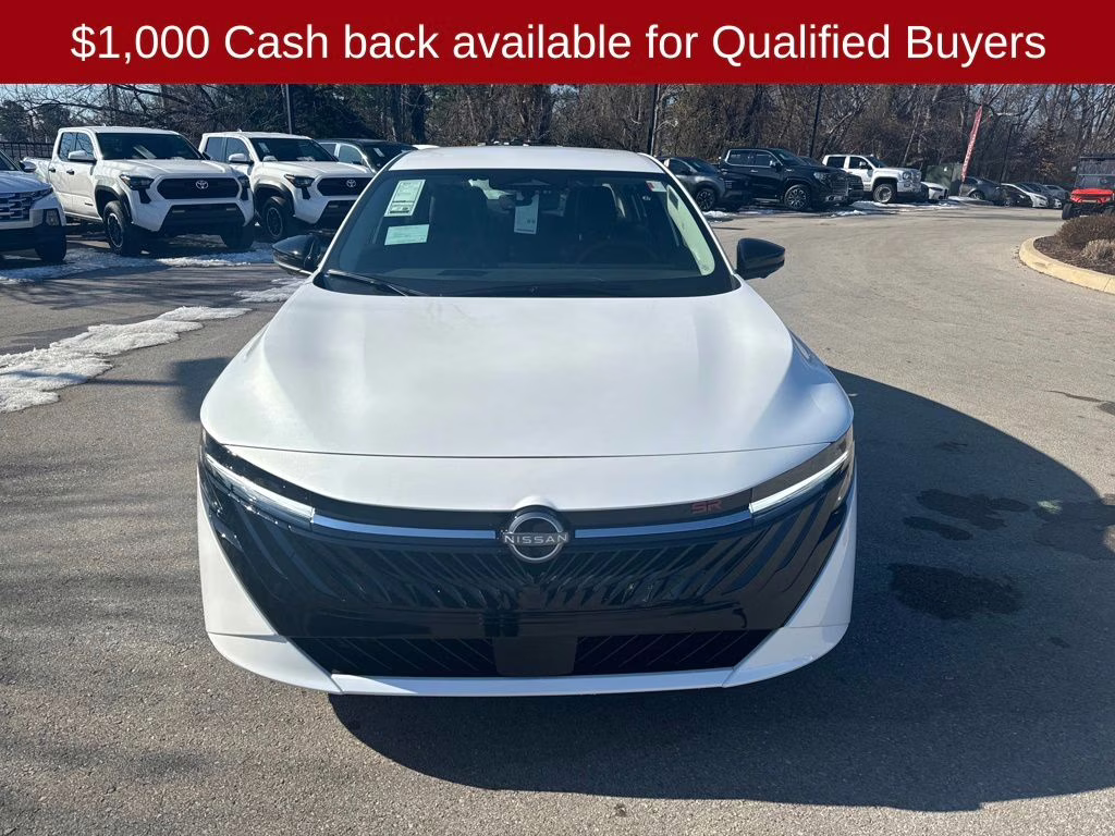 2026 Aspen White Tricoat Nissan Sentra SR FWD Sedan