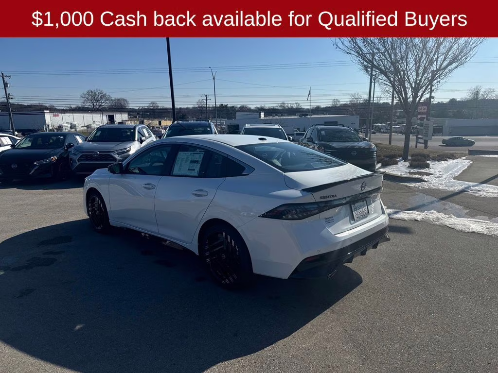 2026 Aspen White Tricoat Nissan Sentra SR FWD Sedan