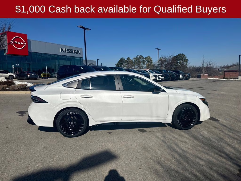 2026 Aspen White Tricoat Nissan Sentra SR FWD Sedan