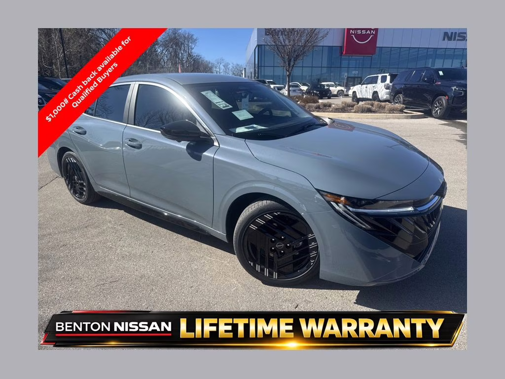 2026 Atlantic Gray Metallic Nissan Sentra SR FWD Sedan