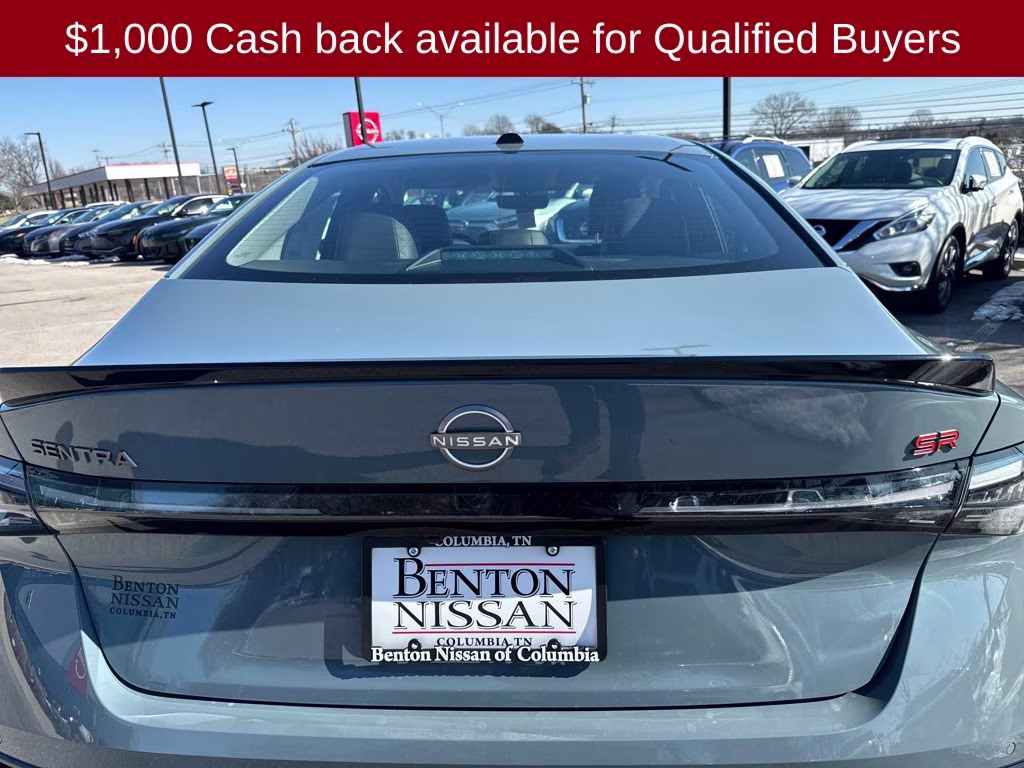 2026 Atlantic Gray Metallic Nissan Sentra SR FWD Sedan