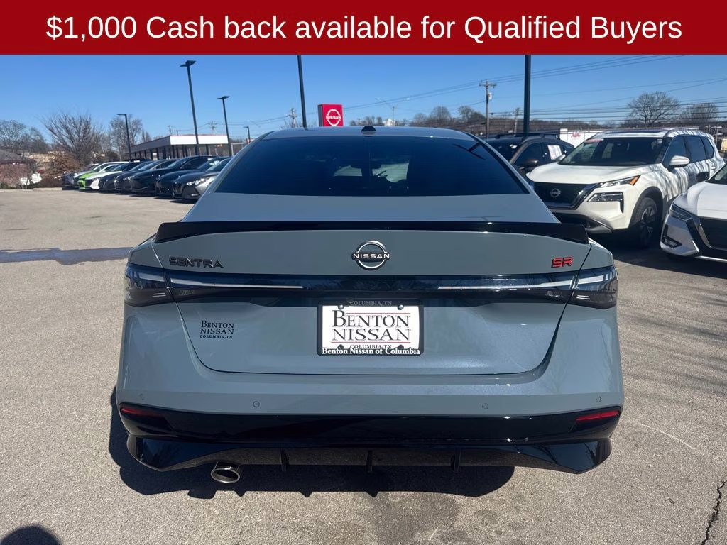 2026 Atlantic Gray Metallic Nissan Sentra SR FWD Sedan