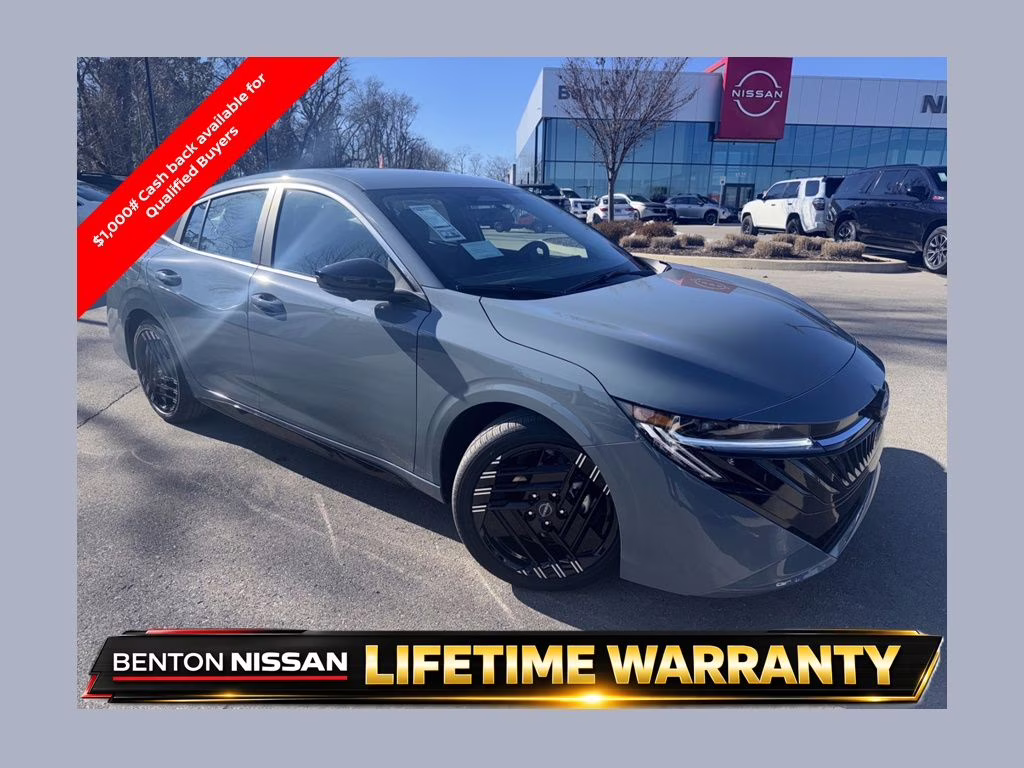 2026 Atlantic Gray Metallic Nissan Sentra SR FWD Sedan