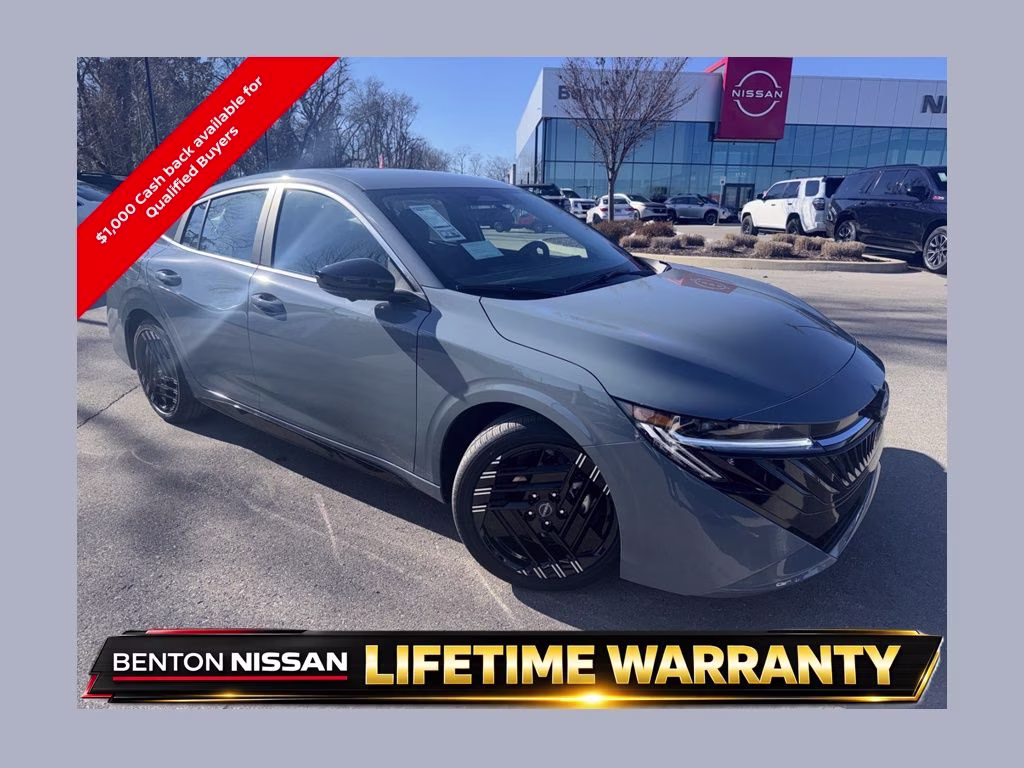 2026 Atlantic Gray Metallic Nissan Sentra SR FWD Sedan