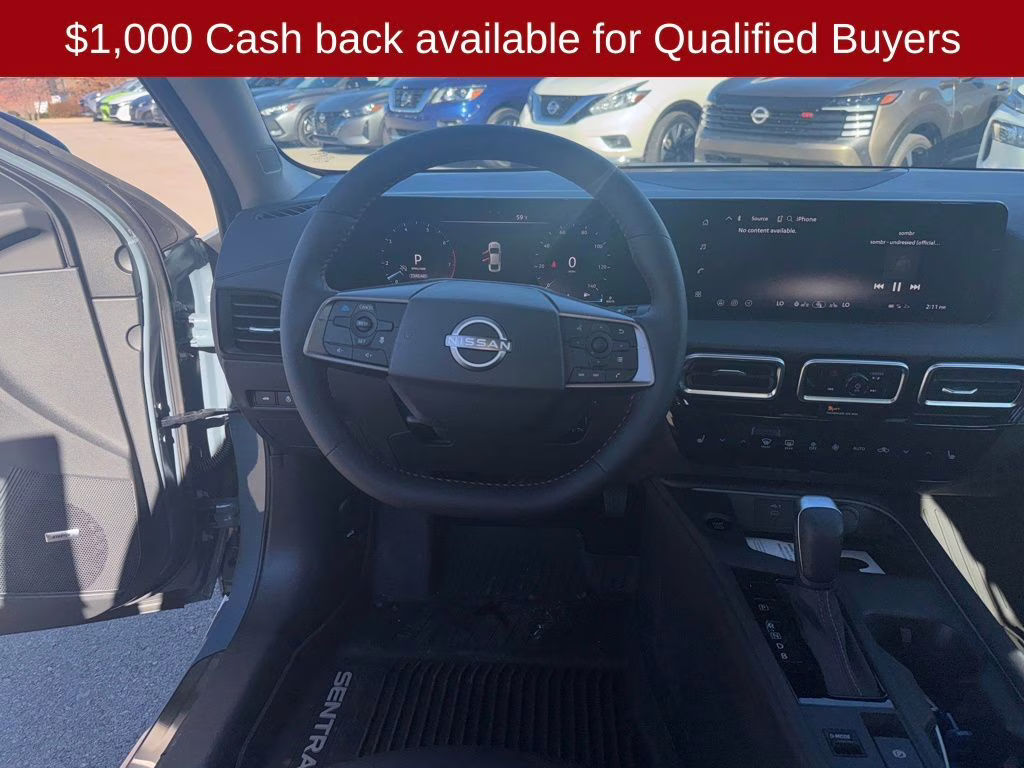 2026 Atlantic Gray Metallic Nissan Sentra SR FWD Sedan