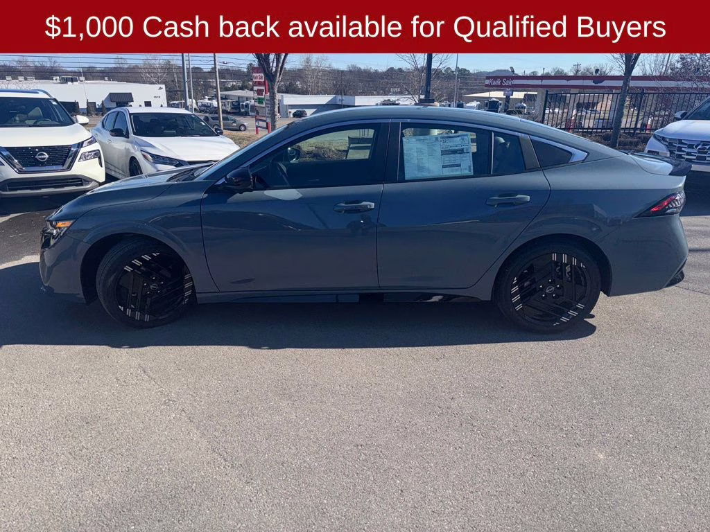 2026 Atlantic Gray Metallic Nissan Sentra SR FWD Sedan