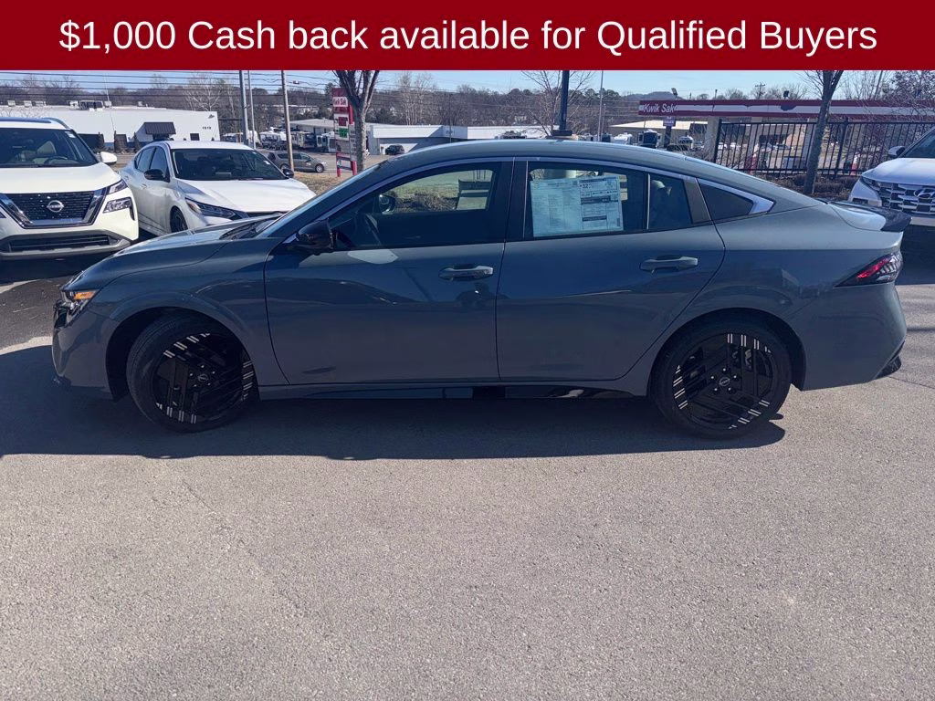 2026 Atlantic Gray Metallic Nissan Sentra SR FWD Sedan