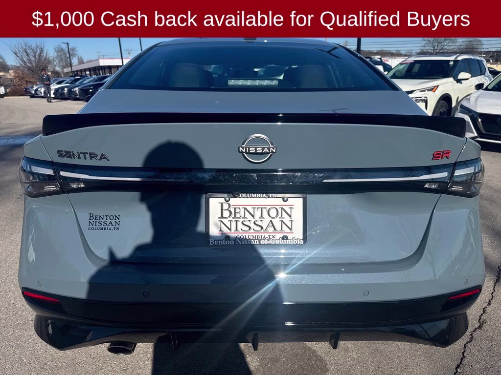 2026 Atlantic Gray Metallic Nissan Sentra SR FWD Sedan