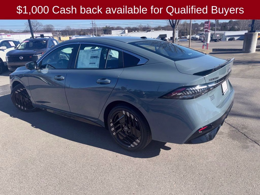 2026 Atlantic Gray Metallic Nissan Sentra SR FWD Sedan