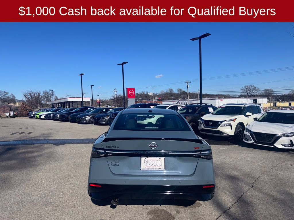 2026 Atlantic Gray Metallic Nissan Sentra SR FWD Sedan