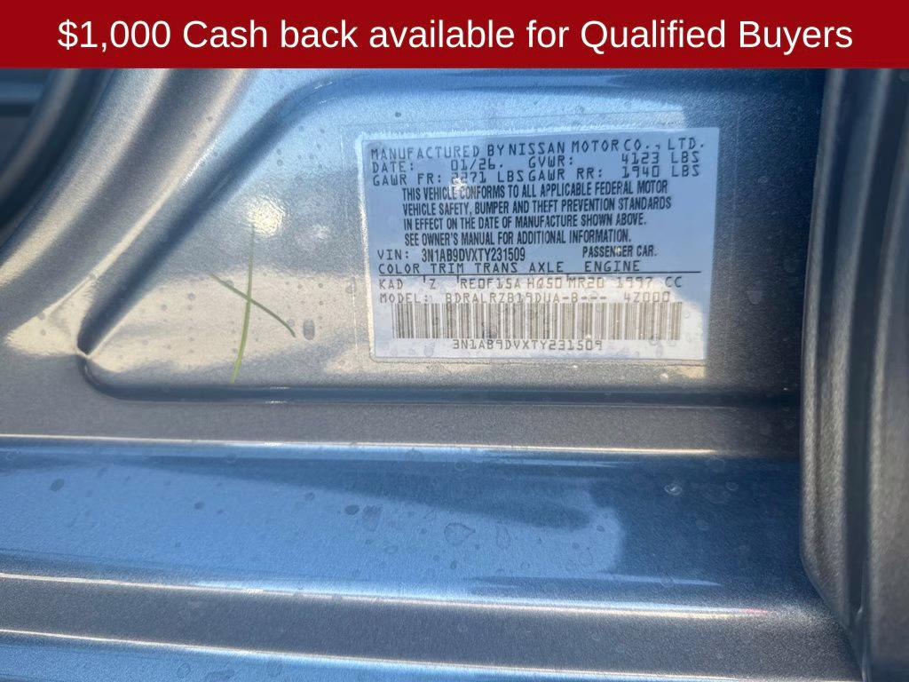 2026 Gun Metallic Nissan Sentra SR FWD Sedan