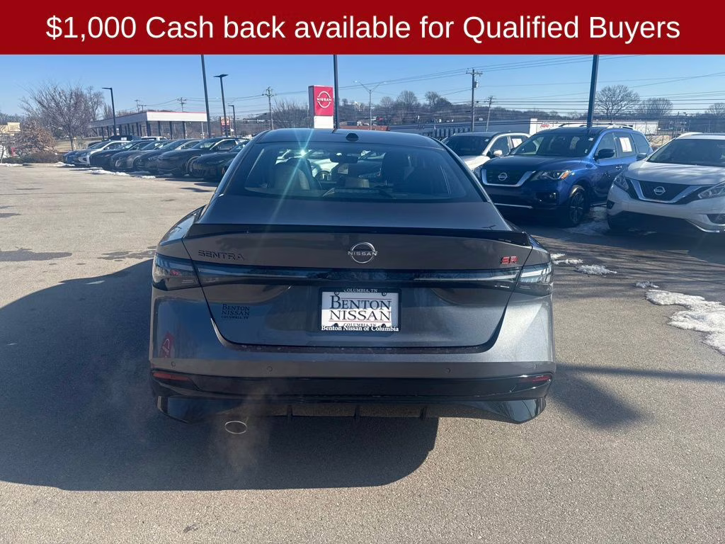 2026 Gun Metallic Nissan Sentra SR FWD Sedan