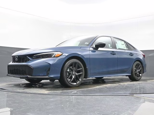 2026 Blue Lagoon Pearl Honda Civic Hybrid Sport FWD Sedan