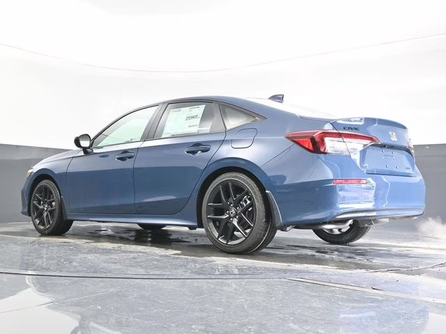 2026 Blue Lagoon Pearl Honda Civic Hybrid Sport FWD Sedan
