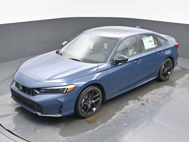 2026 Blue Lagoon Pearl Honda Civic Hybrid Sport FWD Sedan