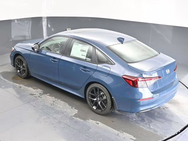 2026 Blue Lagoon Pearl Honda Civic Hybrid Sport FWD Sedan
