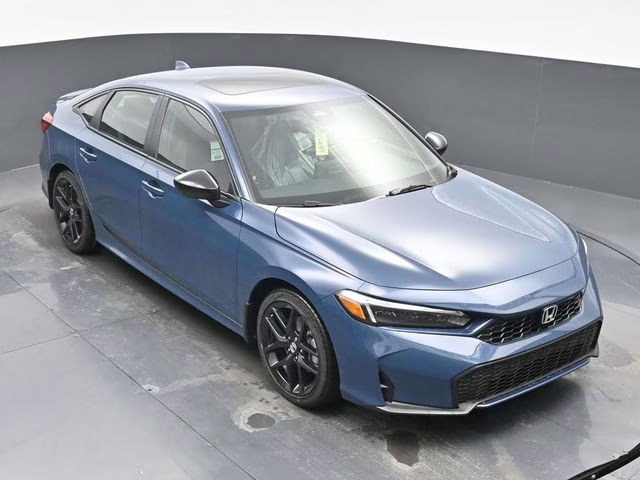 2026 Blue Lagoon Pearl Honda Civic Hybrid Sport FWD Sedan