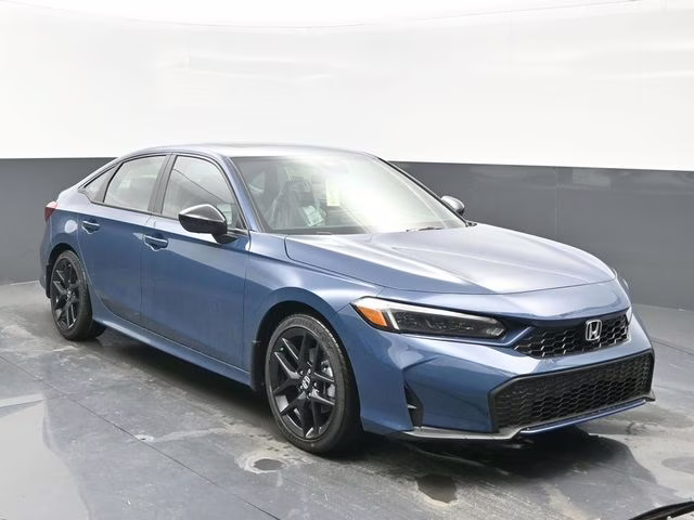 2026 Blue Lagoon Pearl Honda Civic Hybrid Sport FWD Sedan