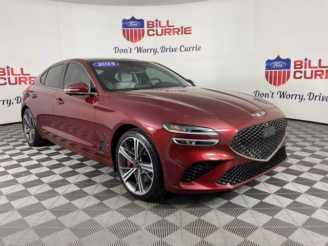2024 Red Genesis G70 3.3T Sport Advanced RWD Sedan