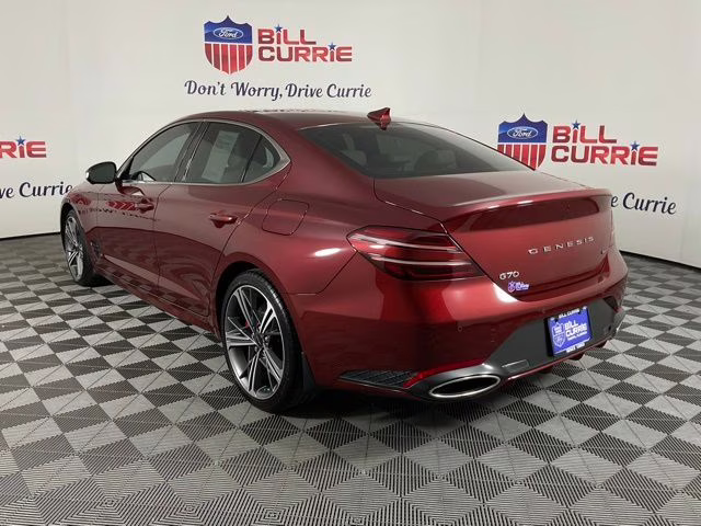 2024 Red Genesis G70 3.3T Sport Advanced RWD Sedan