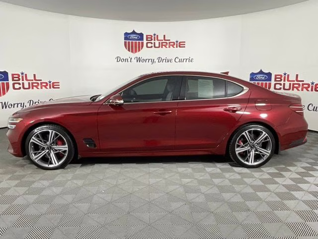 2024 Red Genesis G70 3.3T Sport Advanced RWD Sedan
