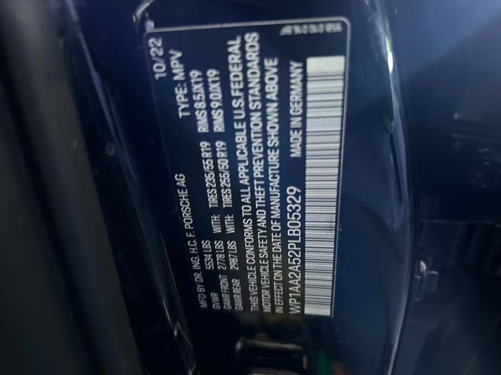 2023 Black Porsche Macan T AWD SUV