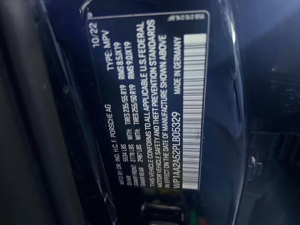 2023 Black Porsche Macan T AWD SUV