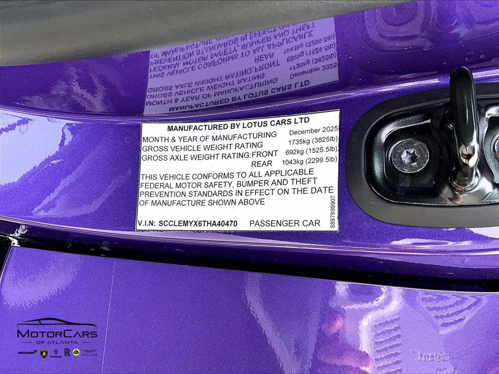 2026 Purple Haze Lotus Emira Turbo SE Racing Line RWD Coupe