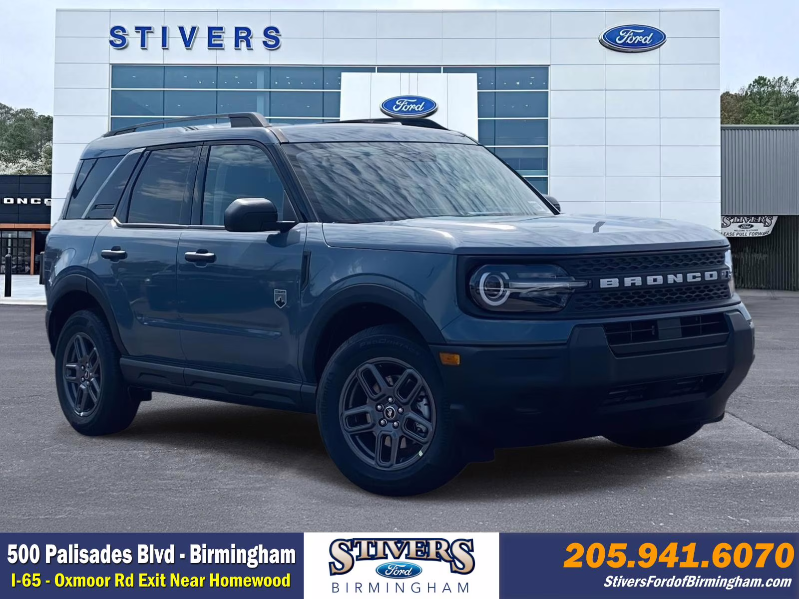 2026 Azure Gray Metallic Ford Bronco Sport Big Bend 4X4 SUV