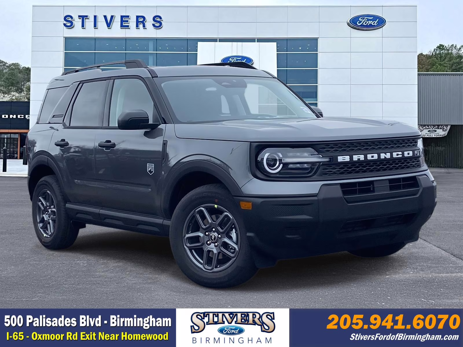 2026 Gray Metallic Ford Bronco Sport Big Bend 4X4 SUV