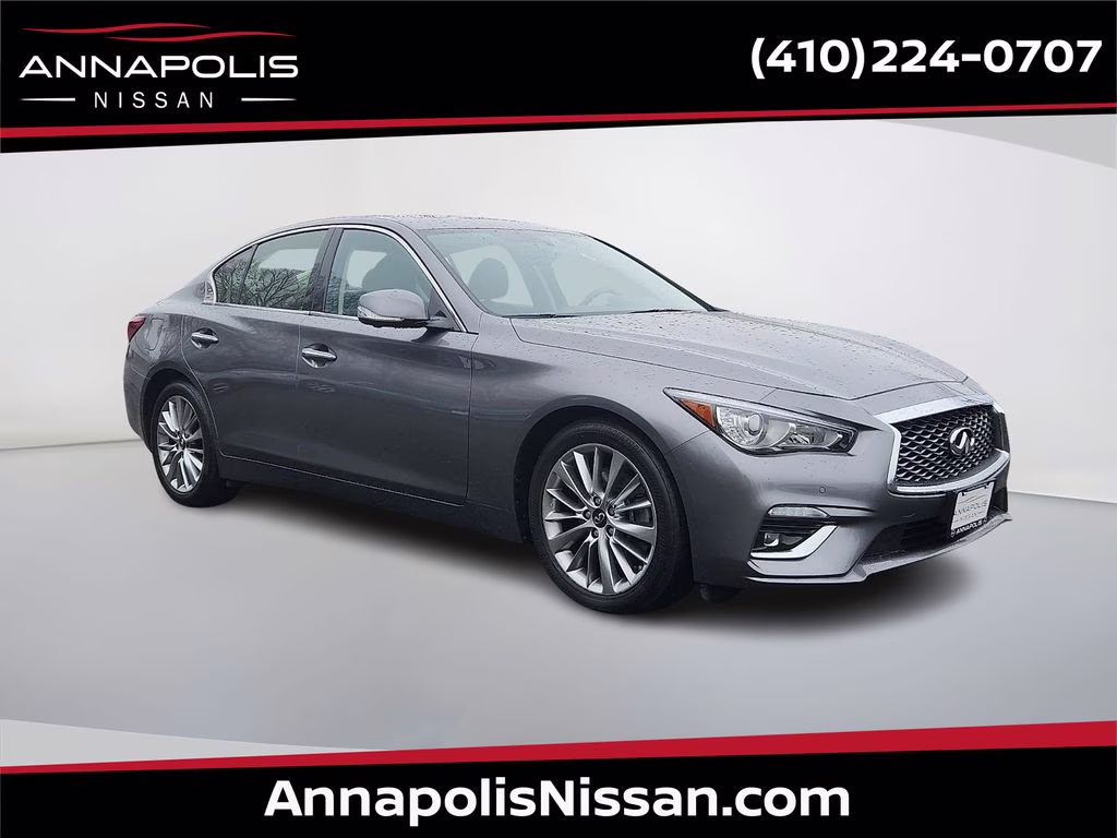 2023 Graphite Shadow INFINITI Q50 LUXE AWD Sedan