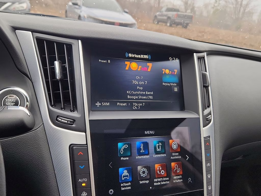 2023 Graphite Shadow INFINITI Q50 LUXE AWD Sedan