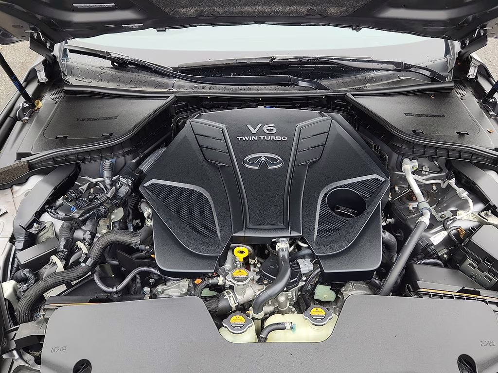 2023 Graphite Shadow INFINITI Q50 LUXE AWD Sedan